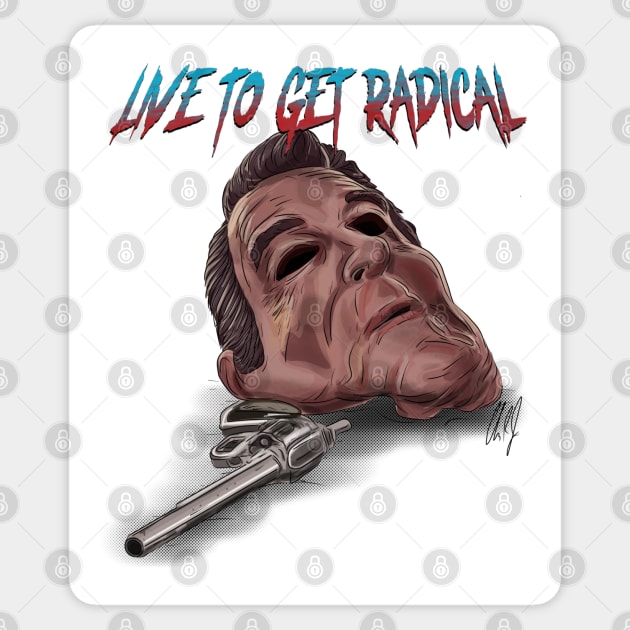 Point Break: Live to Get Radical Sticker by 51Deesigns